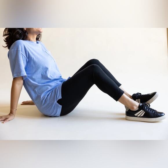 FORTRESS Simone Black and White Leather Sneaker Comfort Cushion Lace Up Size 8 - Picture 5 of 5